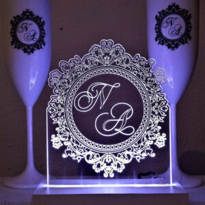 Topo de Bolo c/ Led.