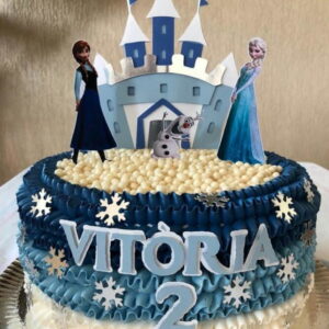Topo de Bolo Camadas - Frozen - Artes Studio 1701