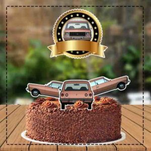 Topo de Bolo Caravan Ref 0588 - Arquivo Digital