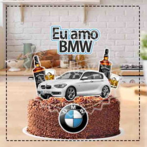 TOPO DE BOLO CARRO BMW - ARQUIVO DIGITAL