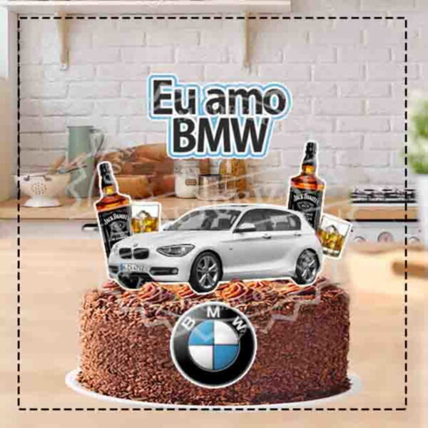 TOPO DE BOLO CARRO BMW - ARQUIVO DIGITAL