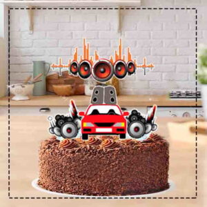 TOPO DE BOLO CARRO CARRO DE SOM 01 - ARQUIVO DIGITAL