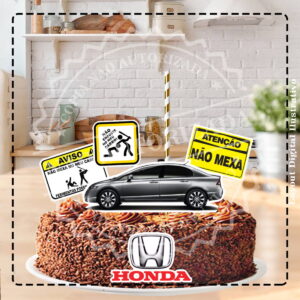TOPO DE BOLO CARRO NAO MEXA NO MEU CARRO - ARQUIVO DIGITAL