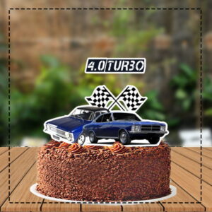 Topo de Bolo Carros Antigos Opala Ref 4711 Arquivo Digital