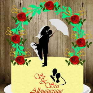 Topo de Bolo Casamento 2+ 4 Arquivos a Sua Escolha