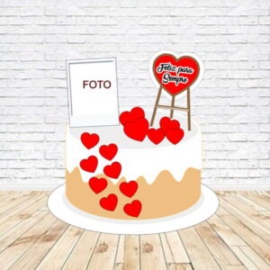Topo de Bolo Casamento - Arquivo Digital