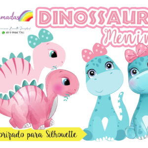Topo De Bolo Dinossauro Baby Menina Ou Menino (studio+pdf)