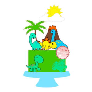 Arquivo Topo de Bolo - Dinossauros
