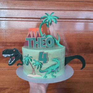 Arquivo de Corte - Topo de bolo Dinossauros