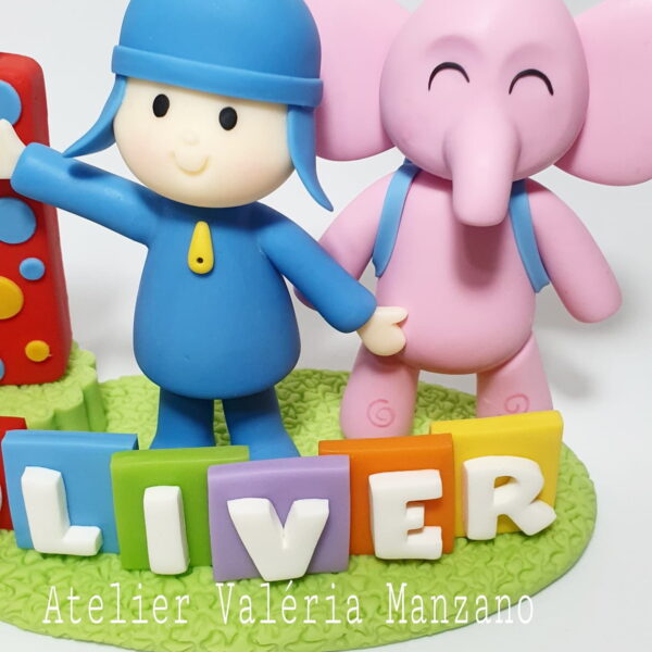 Topo De Bolo Do Pocoyo E Elly - Imagem 4