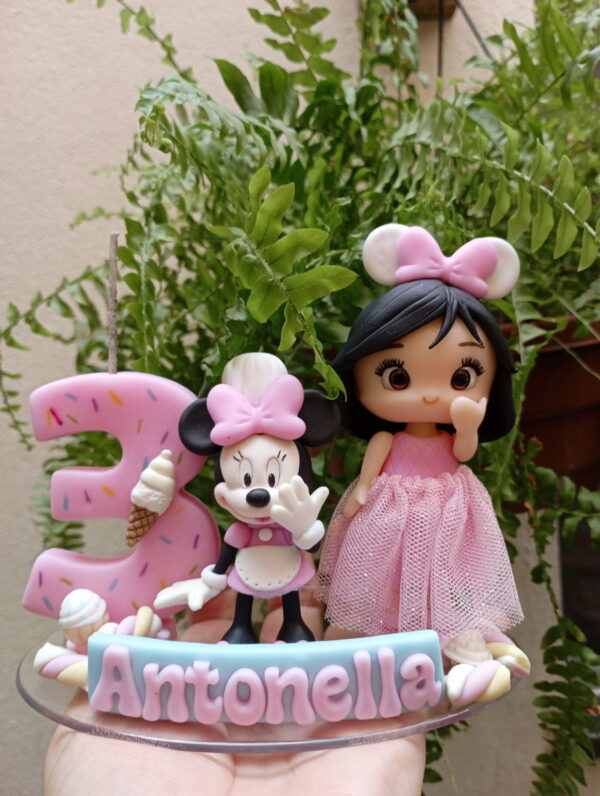 Topo de Bolo em Minnie Confeiteira - Image 2