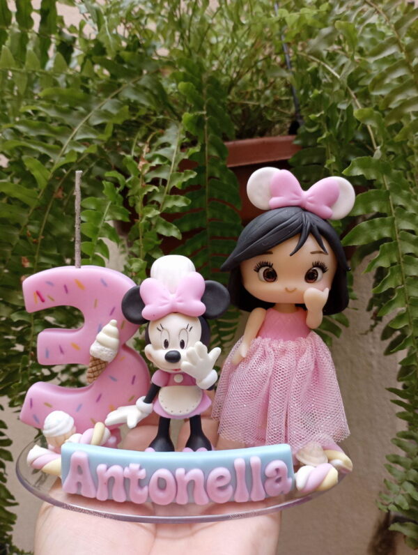 Topo de Bolo em Minnie Confeiteira - Image 3