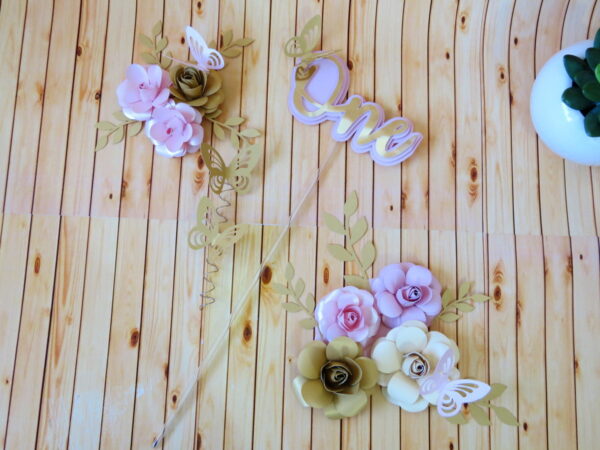 Topo de bolo Floral