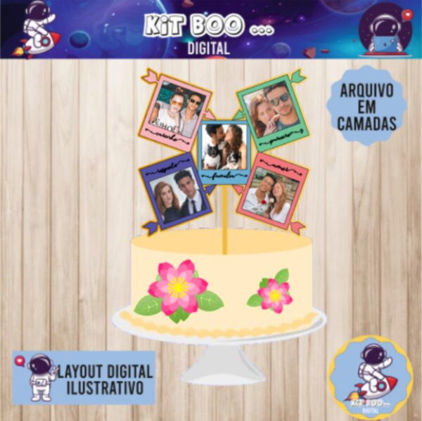 Arquivo Topo de Bolo - Fotografia