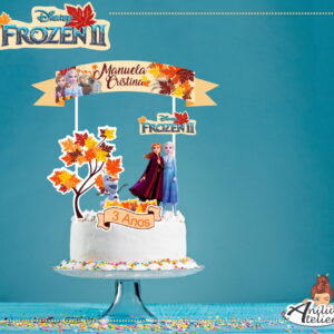 Topo de Bolo Frozen 2 - Arquivo de Corte