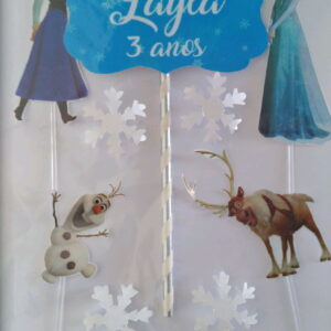 topo de bolo Frozen