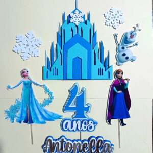 Topo de Bolo Frozen [ Arquivo de Corte]