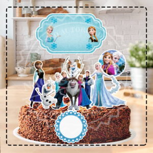 TOPO DE BOLO FROZEN - ARQUIVO DIGITAL