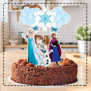 TOPO DE BOLO FROZEN - ARQUIVO DIGITAL