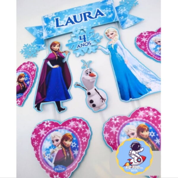 Arquivo Topo de Bolo - Frozen