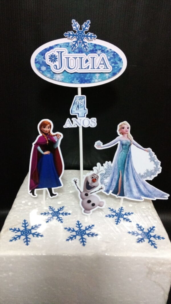 Arquivo Topo de Bolo - Frozen