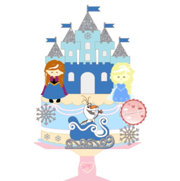 Arquivo Topo de Bolo - Frozen