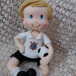 topo de bolo futebol