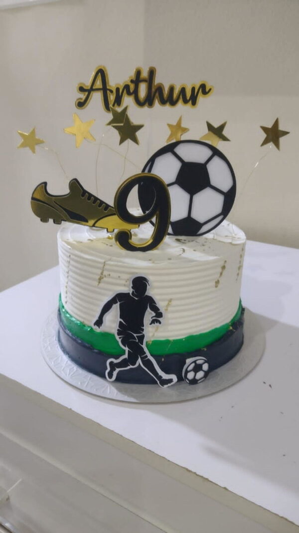 Topo de Bolo Futebol