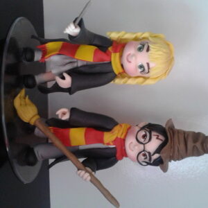 Topo de Bolo Harry Potter e Hermione