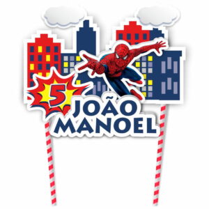 Arquivo de Corte Homem Aranha - Topo de Bolo