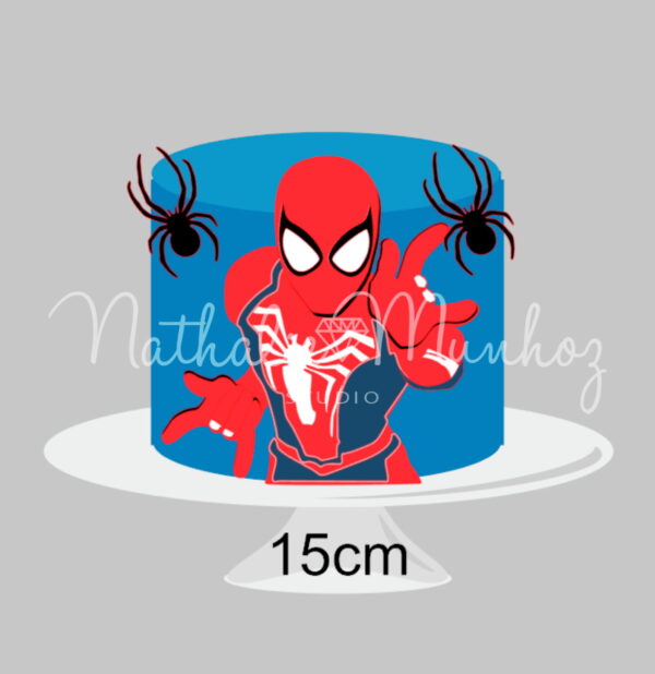 Topo de Bolo - Homem Aranha 2 - Arquivo de Corte