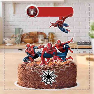 Topo de Bolo Homem Aranha 3229 Arquivo Digital