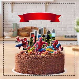 Topo de Bolo Homem Aranha 4103 Arquivo Digital