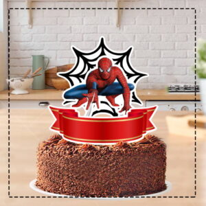 Topo de Bolo Homem Aranha 4160 Arquivo Digital