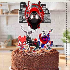 TOPO DE BOLO HOMEM ARANHA ARANHAVERSO - ARQUIVO DIGITAL
