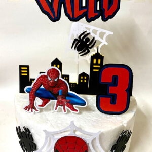 Topo de Bolo Homem Aranha- Arquivo de Corte Digital