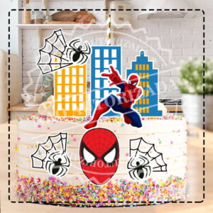 Topo de Bolo Homem Aranha 2800 Arquivo Digital