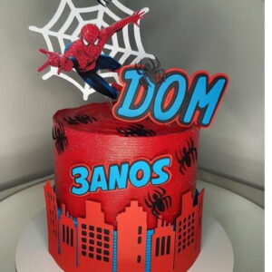 Arquivo de corte Topo de bolo - Homem Aranha