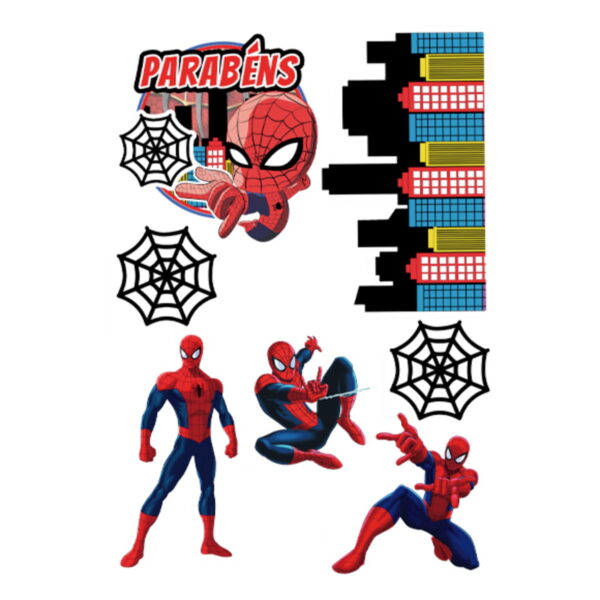 Topo de Bolo Homem Aranha