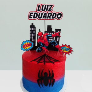 Arquivo de corte Topo de bolo - Homem Aranha