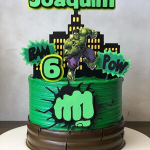 Topo de Bolo Hulk - Arquivo de Corte