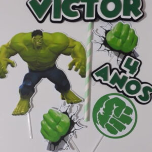 ARQUIVO DE CORTE TOPO DE BOLO HULK