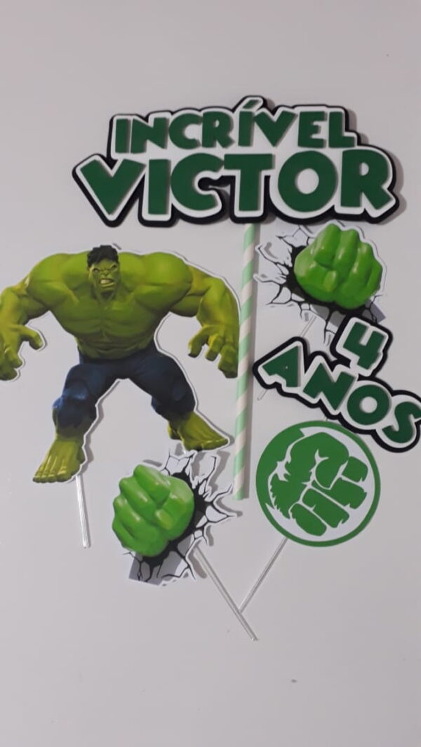 ARQUIVO DE CORTE TOPO DE BOLO HULK