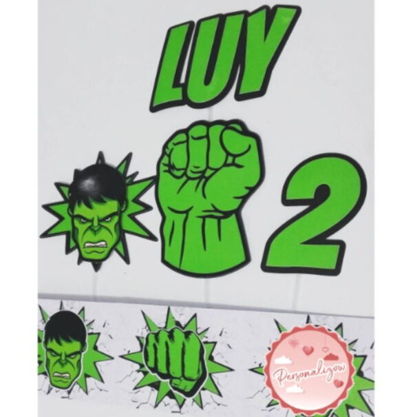 Arquivo Topo de Bolo - Hulk