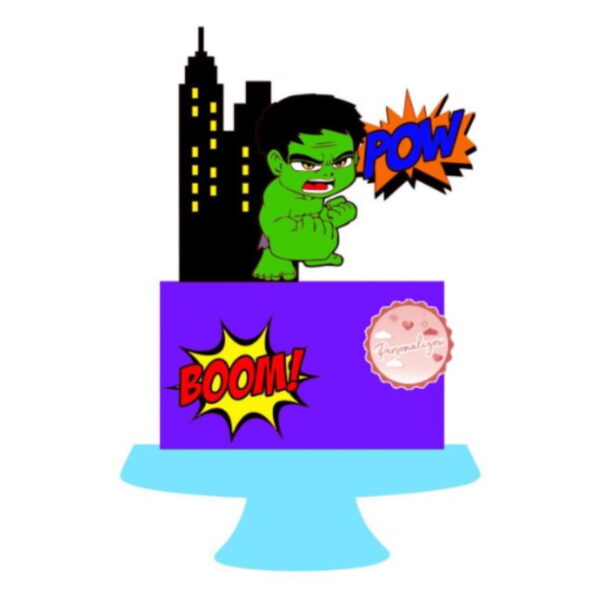 Arquivo Topo de Bolo - Hulk