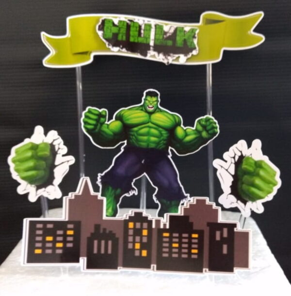 Arquivo Topo de Bolo - Hulk