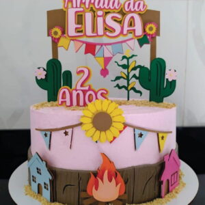 Topo de Bolo Junino Festa Junina Arquivo de Corte