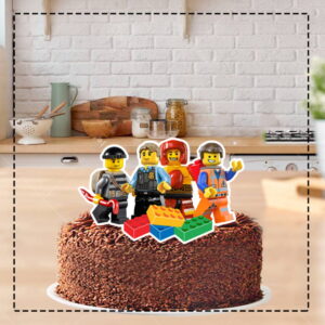 Topo de Bolo Lego 4565 - Arquivo Digital