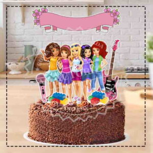 TOPO DE BOLO LEGO FRIENDS 1 - ARQUIVO DIGITAL