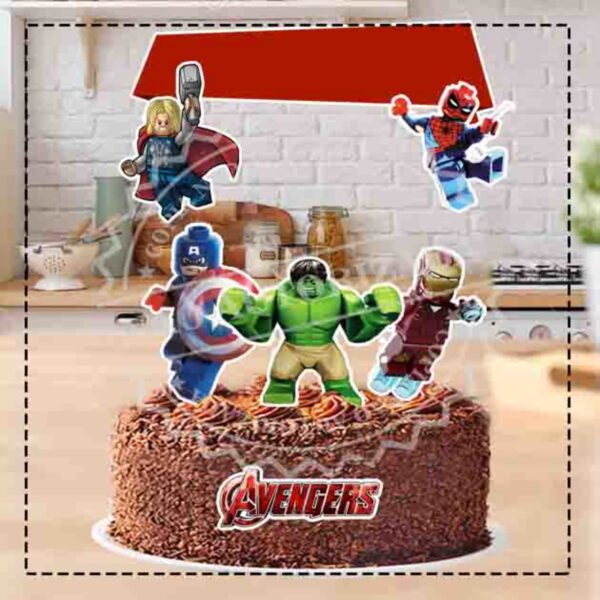 TOPO DE BOLO LEGO MARVEL 00- ARQUIVO DIGITAL